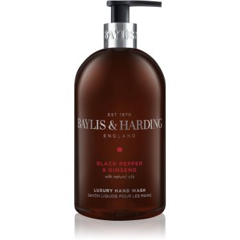 Baylis & Harding Black Pepper & Ginseng Săpun lichid pentru mâini - imagine 2